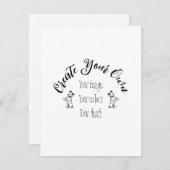 独自の作成パーソナライズされた エンクロージャーカード (正面/裏面)