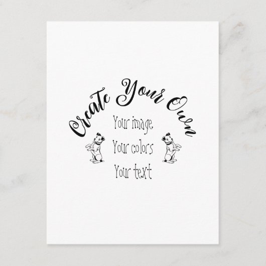 独自の作成パーソナライズされた エンクロージャーカード (正面)