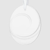 独自の作成パーソナライズされた オーナメント (正面)