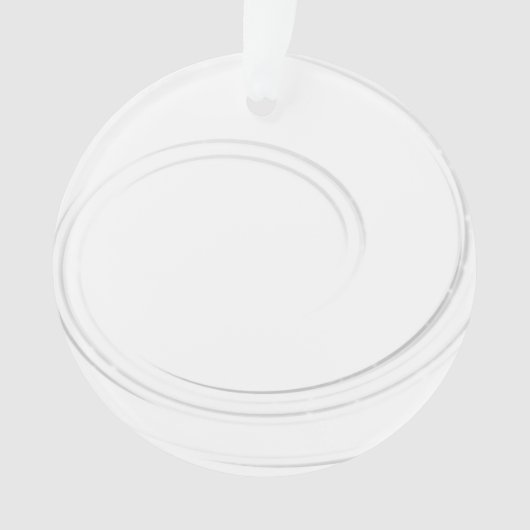 独自の作成パーソナライズされた オーナメント (正面)