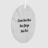 独自の作成パーソナライズされた オーナメント (正面)