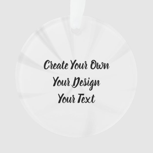 独自の作成パーソナライズされた オーナメント (正面)