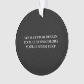 独自の作成パーソナライズされた オーナメント (正面)