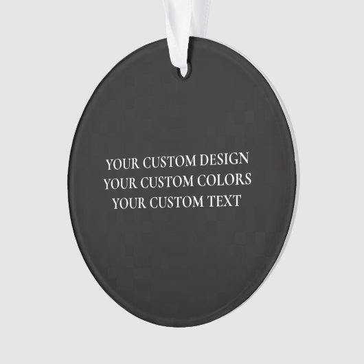 独自の作成パーソナライズされた オーナメント (正面)