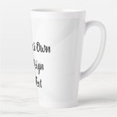 独自の作成パーソナライズされた カフェラテマグ (右)