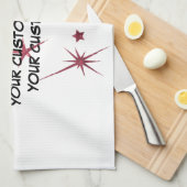 独自の作成パーソナライズされた キッチンタオル (四つ折り)