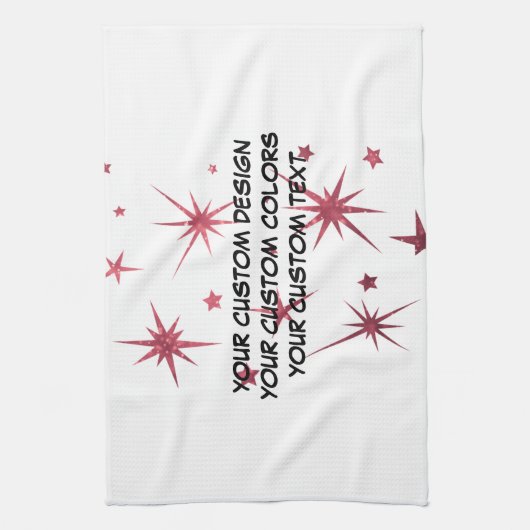 独自の作成パーソナライズされた キッチンタオル (縦)