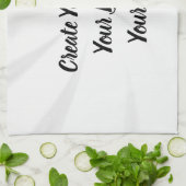 独自の作成パーソナライズされた キッチンタオル (折り畳み)