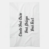 独自の作成パーソナライズされた キッチンタオル (縦)