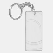 独自の作成パーソナライズされた キーホルダー (正面左)