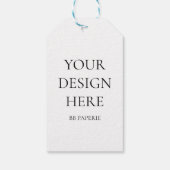 独自の作成パーソナライズされた ギフトタグ (裏面)