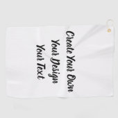 独自の作成パーソナライズされた ゴルフタオル (横)