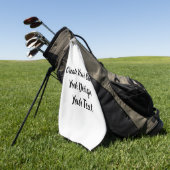 独自の作成パーソナライズされた ゴルフタオル (グリーン)