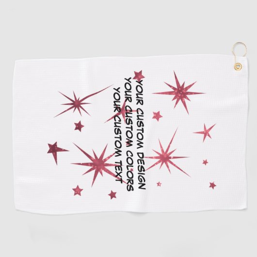 独自の作成パーソナライズされた ゴルフタオル (横)