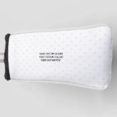 独自の作成パーソナライズされた ゴルフヘッドカバー (正面)