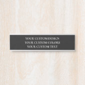 独自の作成パーソナライズされた サインプレート (正面)