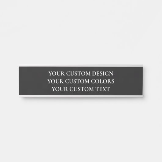 独自の作成パーソナライズされた サインプレート (正面)