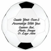 独自の作成パーソナライズされた サッカーボール (正面)