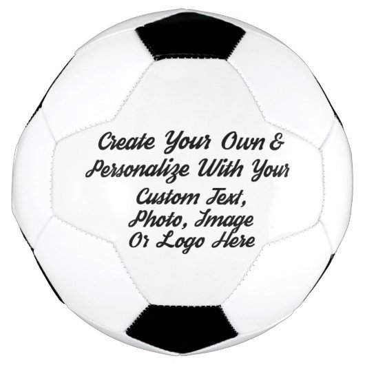 独自の作成パーソナライズされた サッカーボール (正面)