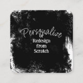 独自の作成パーソナライズされた スクエア名刺 (正面)