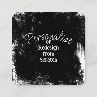 独自の作成パーソナライズされた スクエア名刺