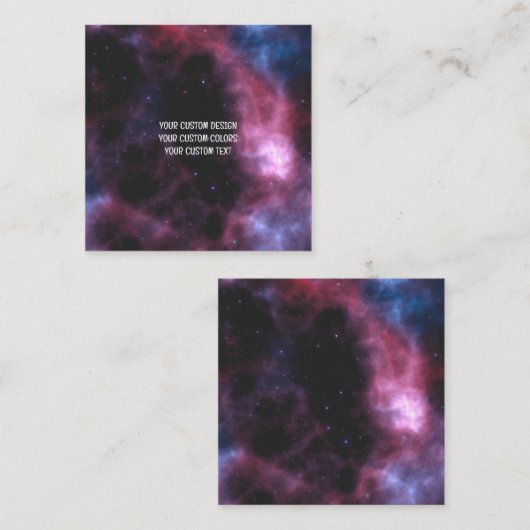 独自の作成パーソナライズされた スクエア名刺 (正面/裏面)