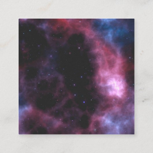 独自の作成パーソナライズされた スクエア名刺 (裏面)