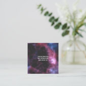 独自の作成パーソナライズされた スクエア名刺 (スタンド正面)