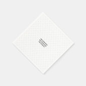 独自の作成パーソナライズされた スタンダードカクテルナプキン (角)