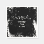 独自の作成パーソナライズされた スタンダードカクテルナプキン (正面)