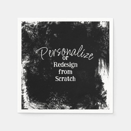 独自の作成パーソナライズされた スタンダードカクテルナプキン (正面)