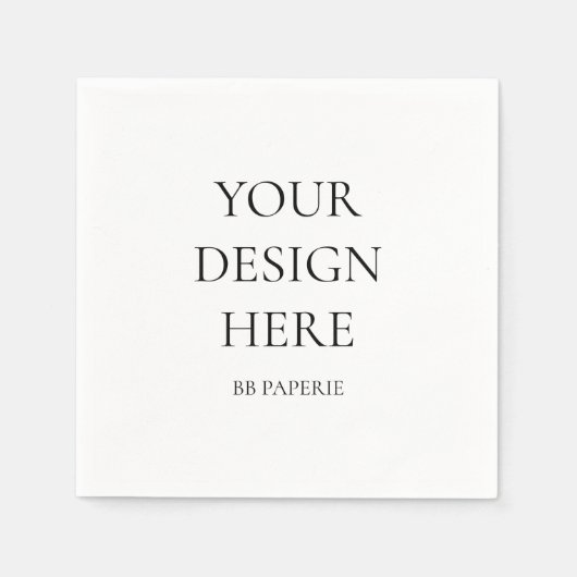 独自の作成パーソナライズされた スタンダードカクテルナプキン (正面)