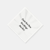 独自の作成パーソナライズされた スタンダードカクテルナプキン (角)