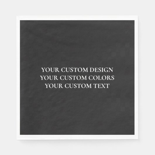独自の作成パーソナライズされた スタンダードランチョンナプキン (正面)