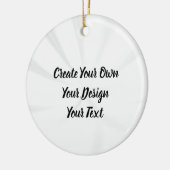 独自の作成パーソナライズされた セラミックオーナメント (左)