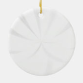 独自の作成パーソナライズされた セラミックオーナメント (裏面)