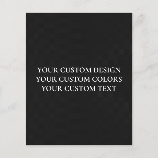 独自の作成パーソナライズされた チラシ (正面)