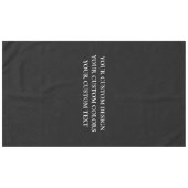 独自の作成パーソナライズされた テーブルクロス (正面(横))