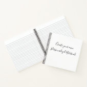 独自の作成パーソナライズされた ノートブック (内部)