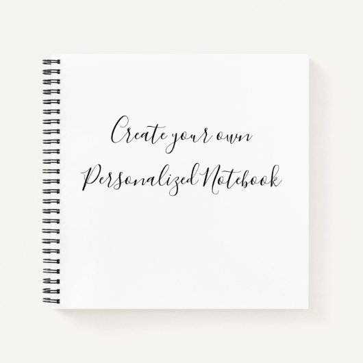 独自の作成パーソナライズされた ノートブック (正面)