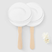 独自の作成パーソナライズされた ハンドファン (正面&裏面)