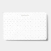 独自の作成パーソナライズされた バッジ (裏面)