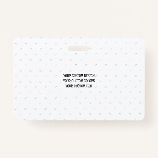 独自の作成パーソナライズされた バッジ (正面)