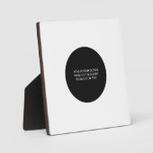 独自の作成パーソナライズされた フォトプラーク (正面)