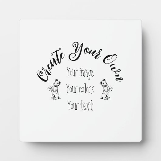 独自の作成パーソナライズされた フォトプラーク (正面)