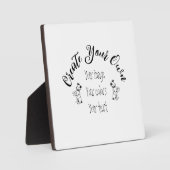 独自の作成パーソナライズされた フォトプラーク (正面)