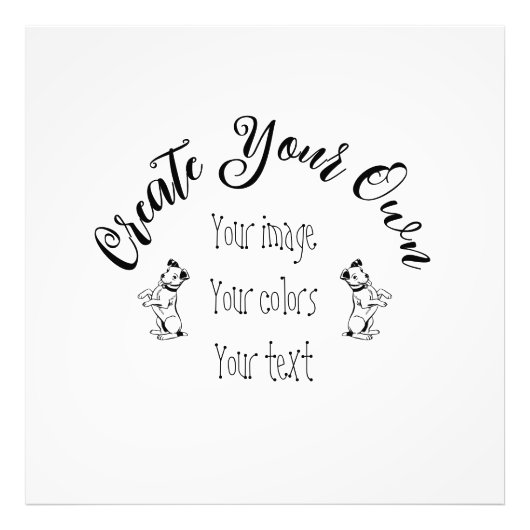 独自の作成パーソナライズされた フォトプリント            (正面)