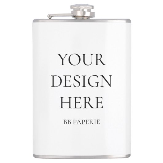 独自の作成パーソナライズされた フラスク (正面)