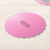 独自の作成パーソナライズされた ペーパーコースター (アングル)