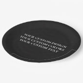 独自の作成パーソナライズされた ペーパープレート (アングル)